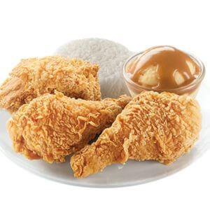 Chickenjoy Meal (3 Pieces)