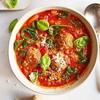 Fresh Tomato Soup with Wagyu Meatball