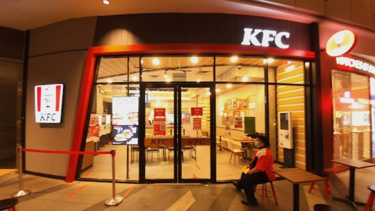 Enjoying a Yummy Meal at KFC Tampines Mall