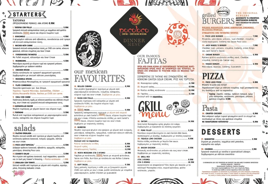 Pocoloco Menu With Price Singapore (Updated 2024)