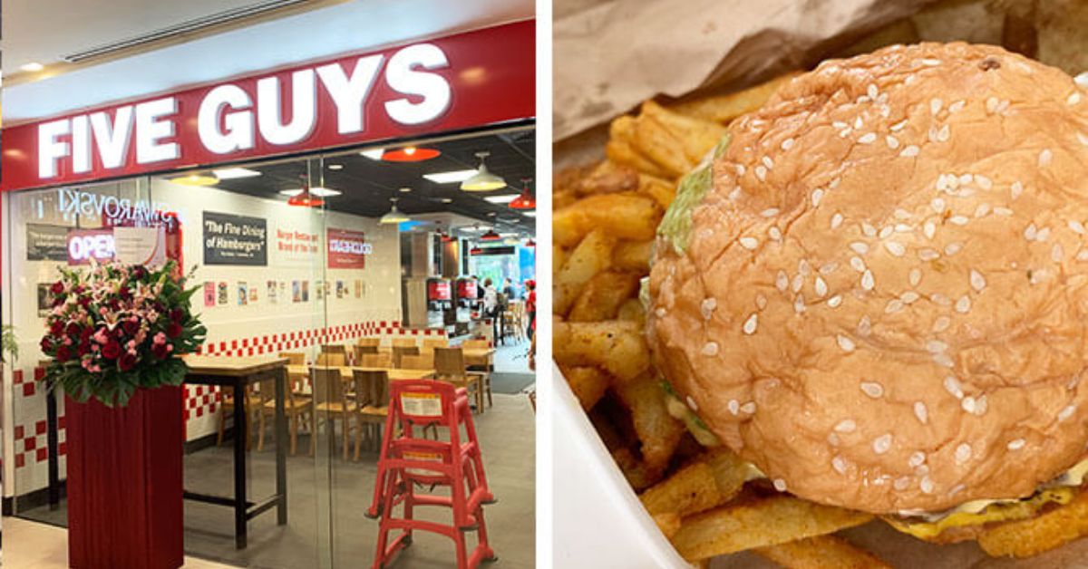Five Guys Food Plaza Menu