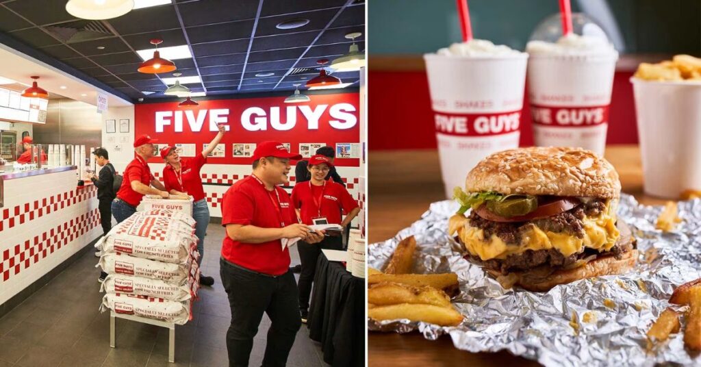 Five Guys Menu Price