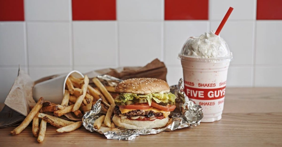 Five Guys Singapore Menu