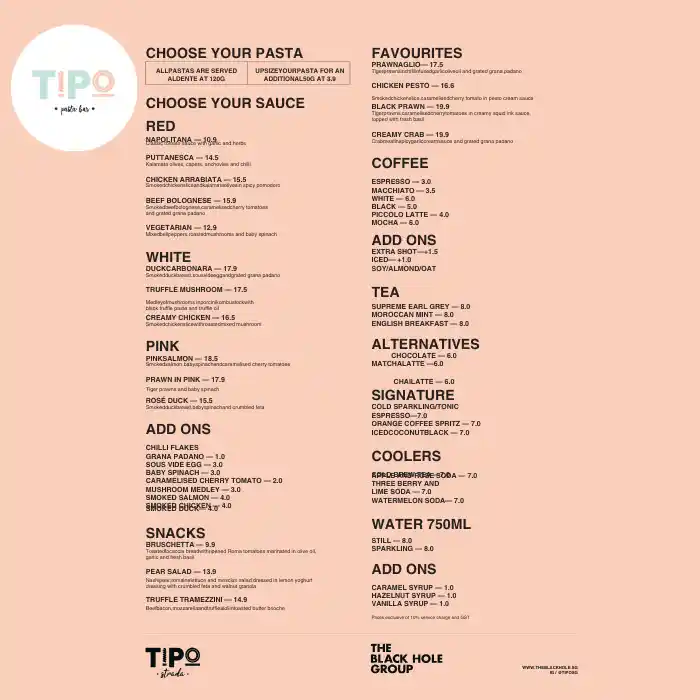 Tipo-pasta-bar-menu-with-prices