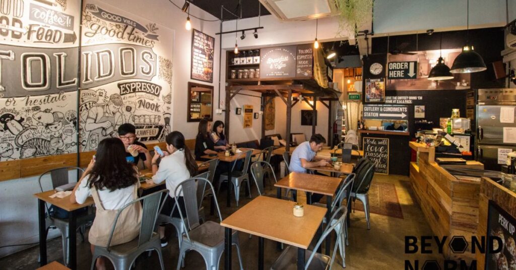 Tolido's Espresso Nook menu