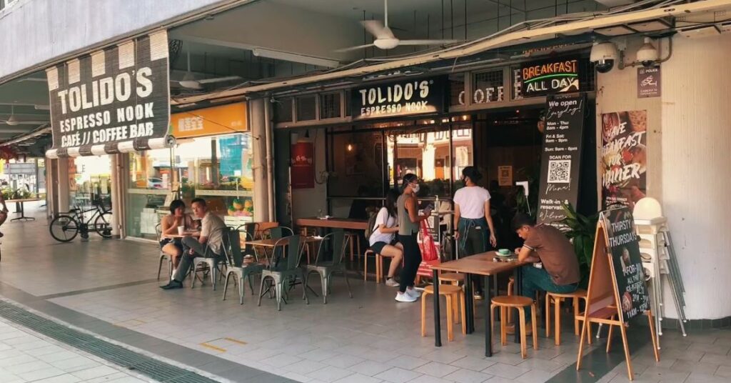 Tolido's Espresso Nook menu singapore price