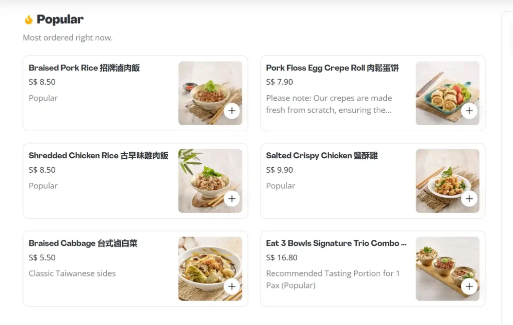Eat 3 Bowls-popular items-SG